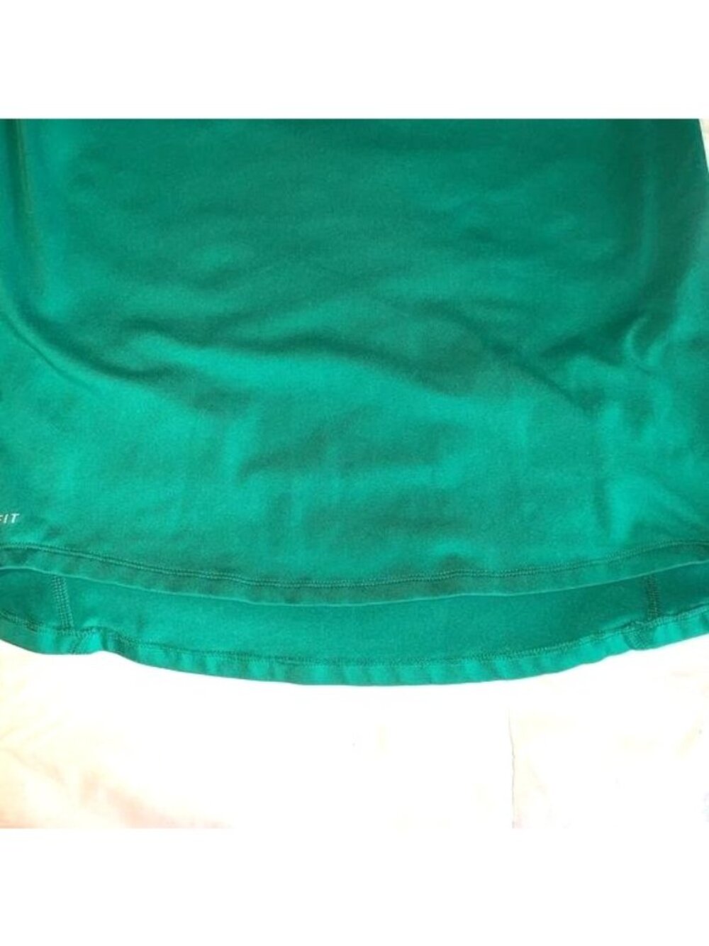 Nike Dri-Fit Green Long-Sleeve Running Shirt W/ Reflective Accents - S - Picture 5 of 11